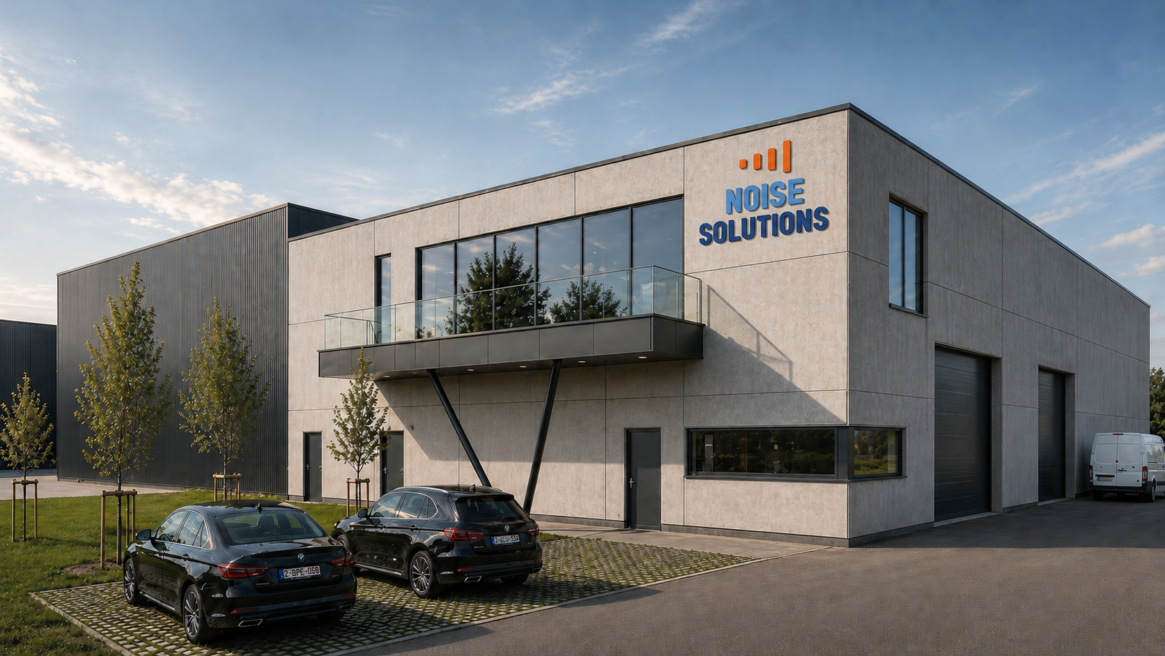 Kantoor en werkplaats van Noise Solutions in Beveren-Kruibeke-Zwijndrecht