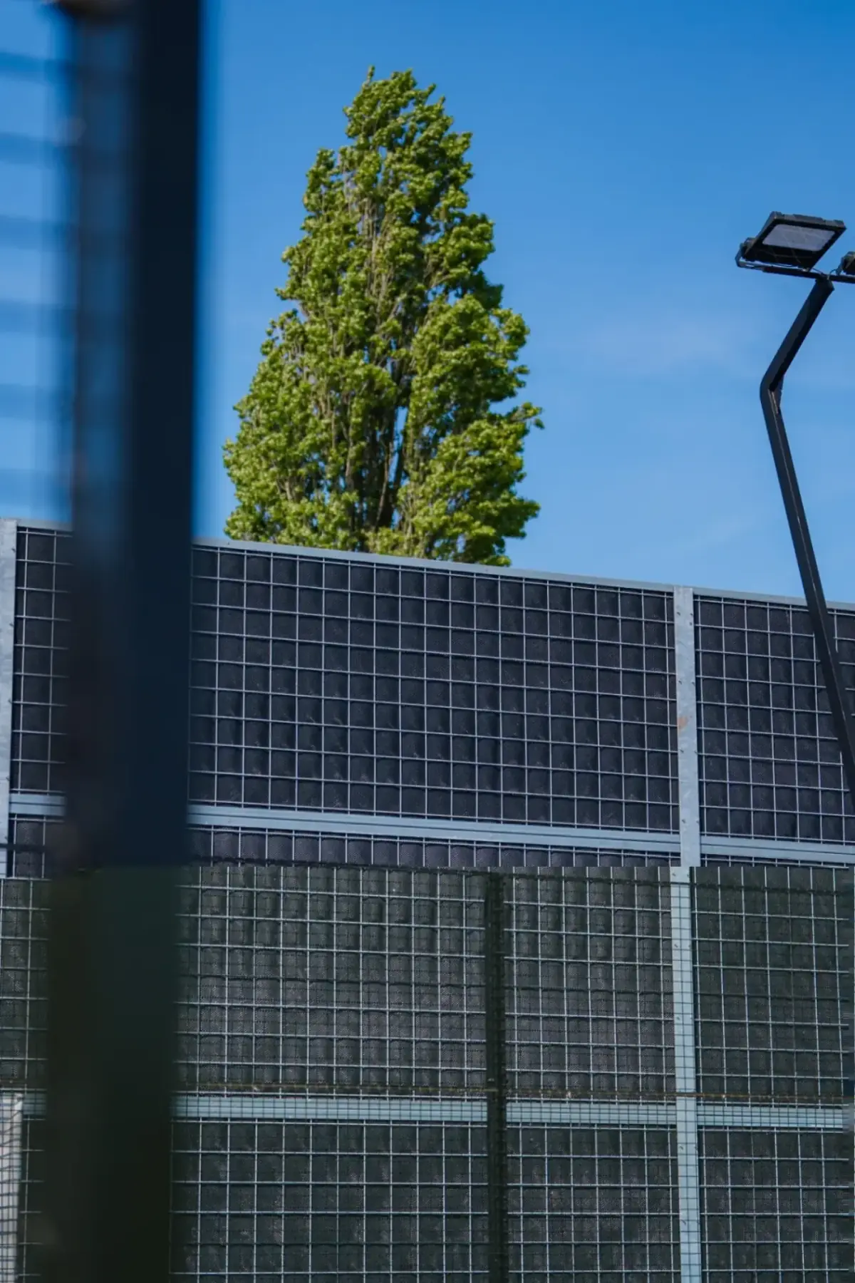 Close-up of Noise-Reducer sound panels, lightweight construction with high insulation value